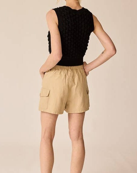 Textured Knit Cropped Top