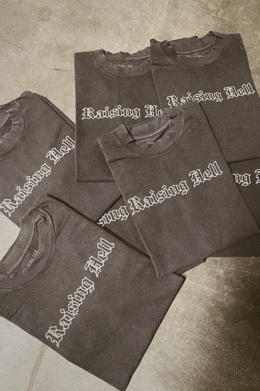 Raising Hell Tee : Sm-3X