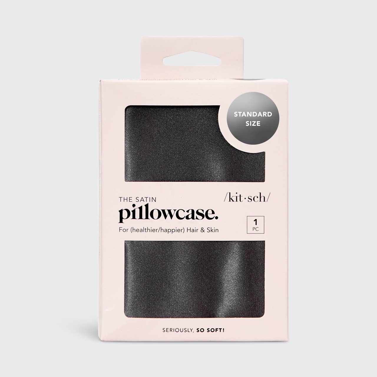 Satin Pillowcase : Charcoal