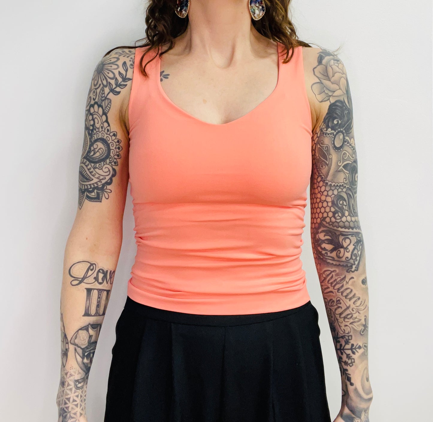 Clean Line Sweet Heart Tank : Desert Flower