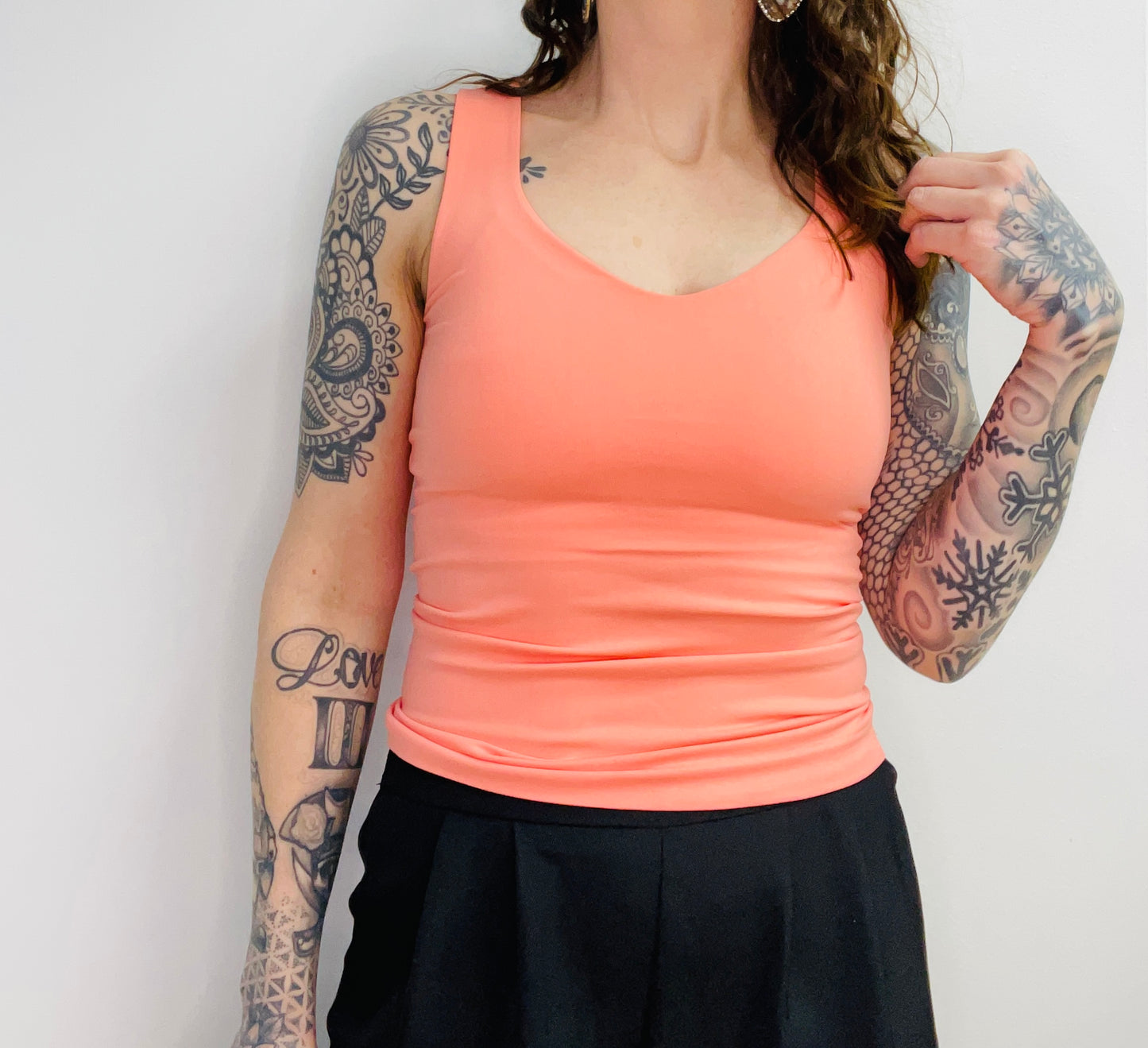 Clean Line Sweet Heart Tank : Desert Flower