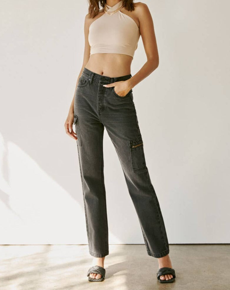 90s Straight Fit : Grey