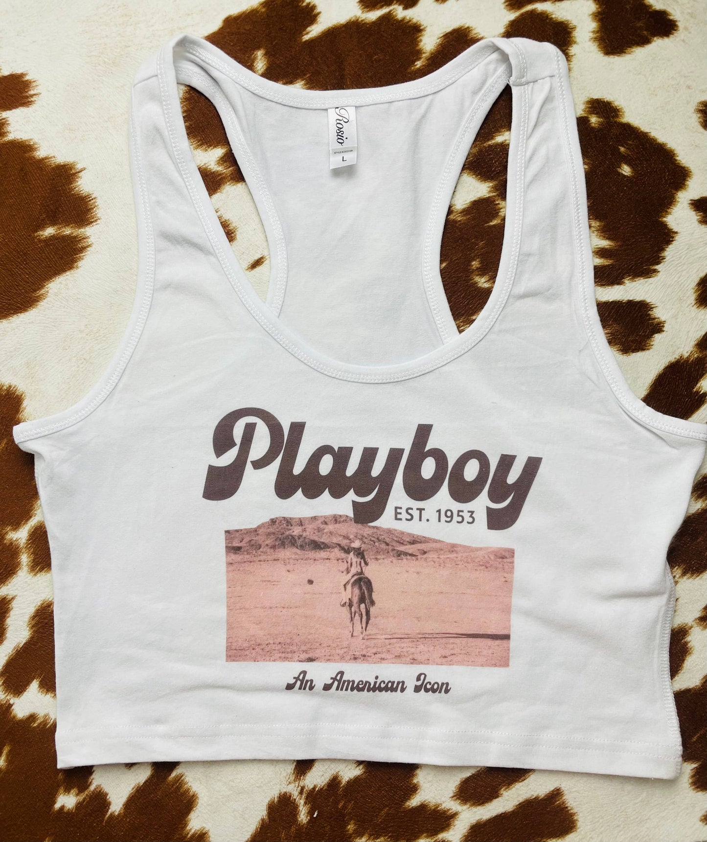 Playboy Crop Tank Top