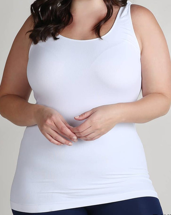 Tank Top : White | Plus Size