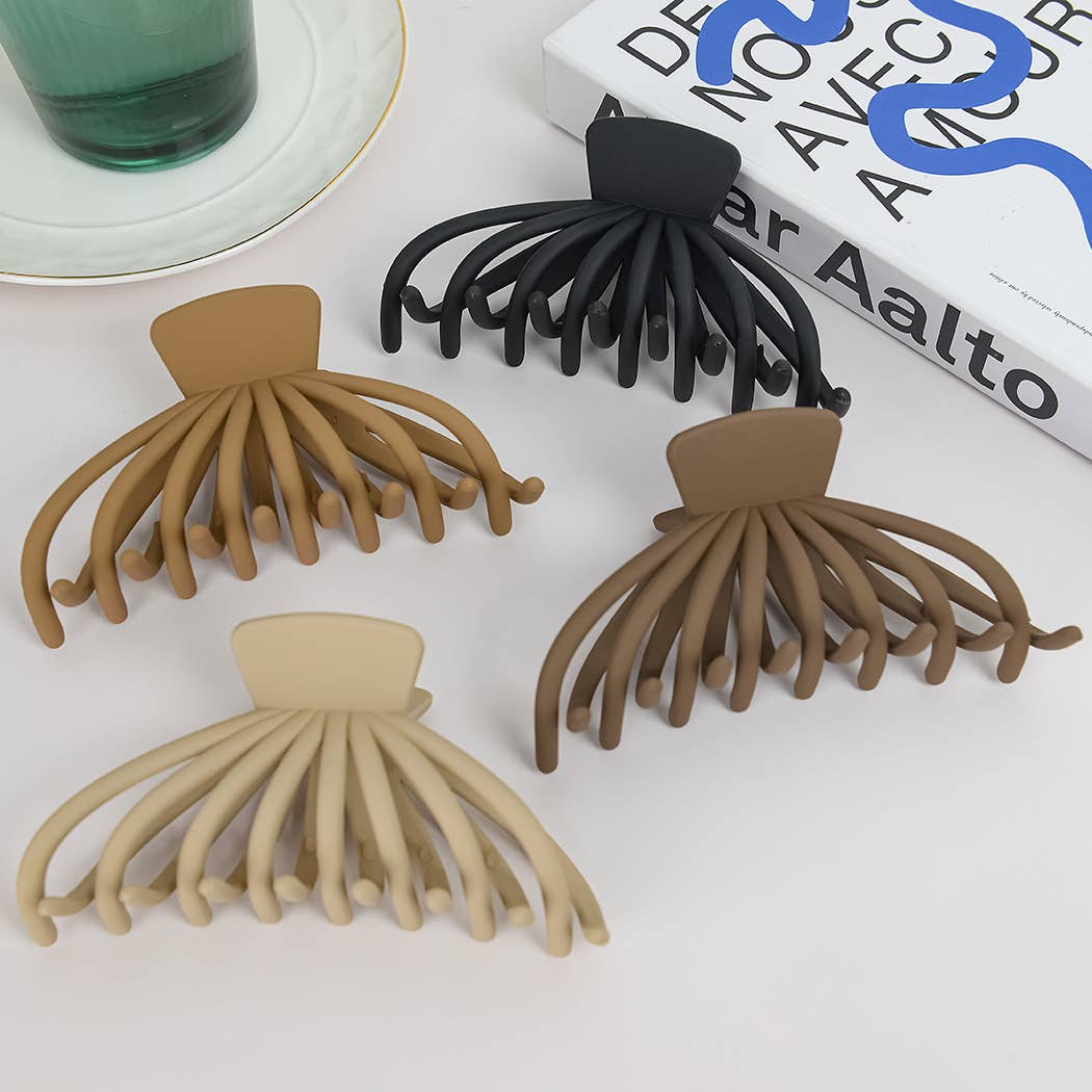 Matte Claw Clips For Women Thin Thick Curly Hair