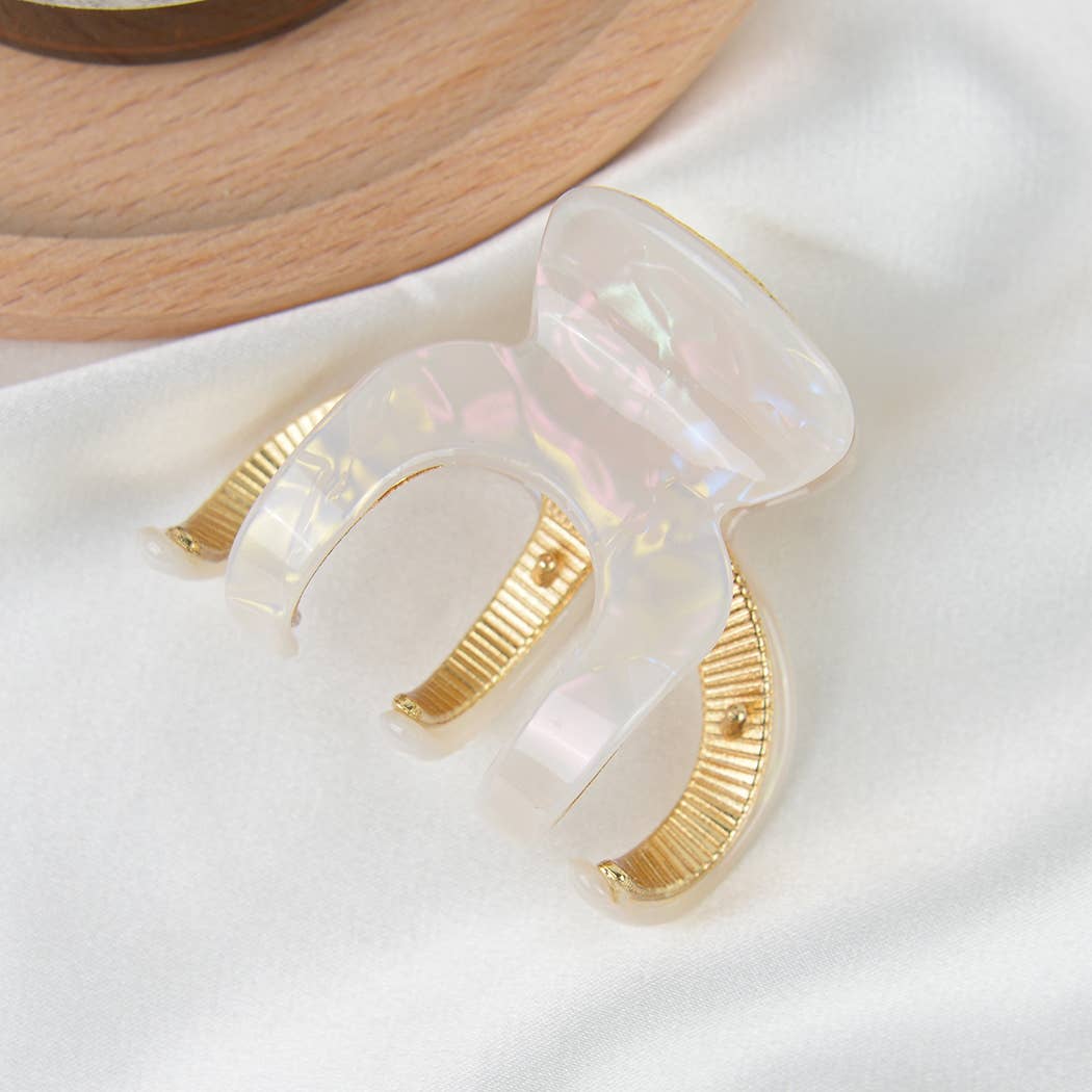 2.16'' Small Pumpkin Acetate Hair Claw Clip, Eco-Friendly