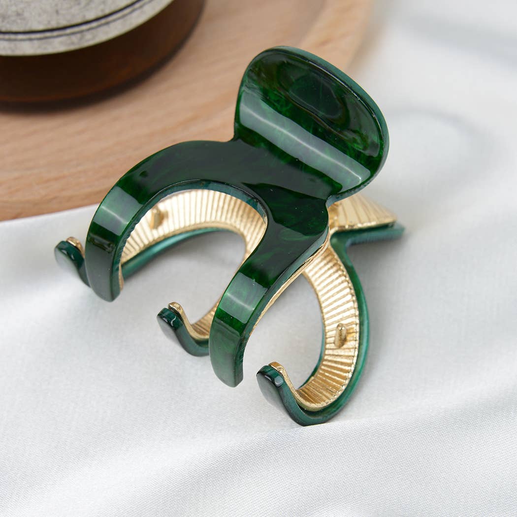 2.16'' Small Pumpkin Acetate Hair Claw Clip, Eco-Friendly