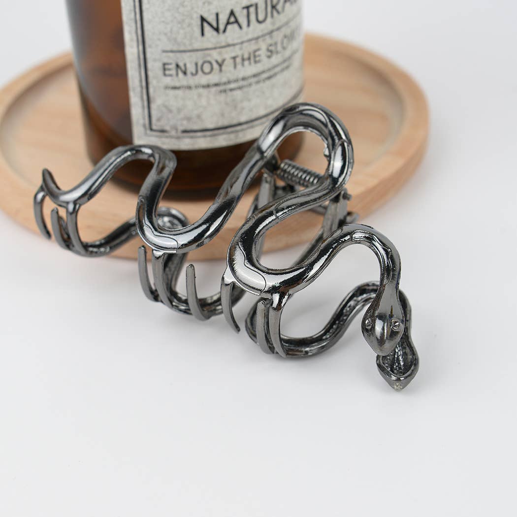 4.13'' Goth Snake-Shaped Hair Claw Clip