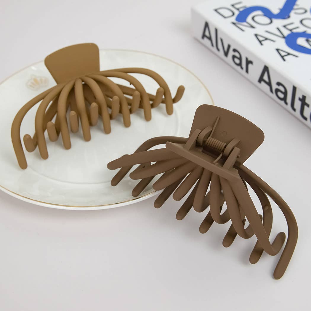 Matte Claw Clips For Women Thin Thick Curly Hair