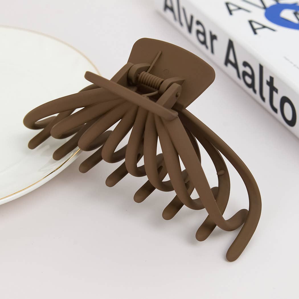 Matte Claw Clips For Women Thin Thick Curly Hair