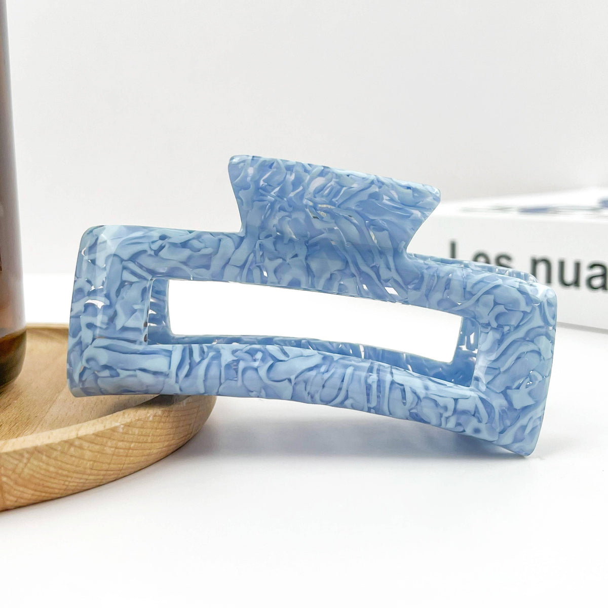 Rectangular Acetate Hair Claw, Premium Quality Hair Clip