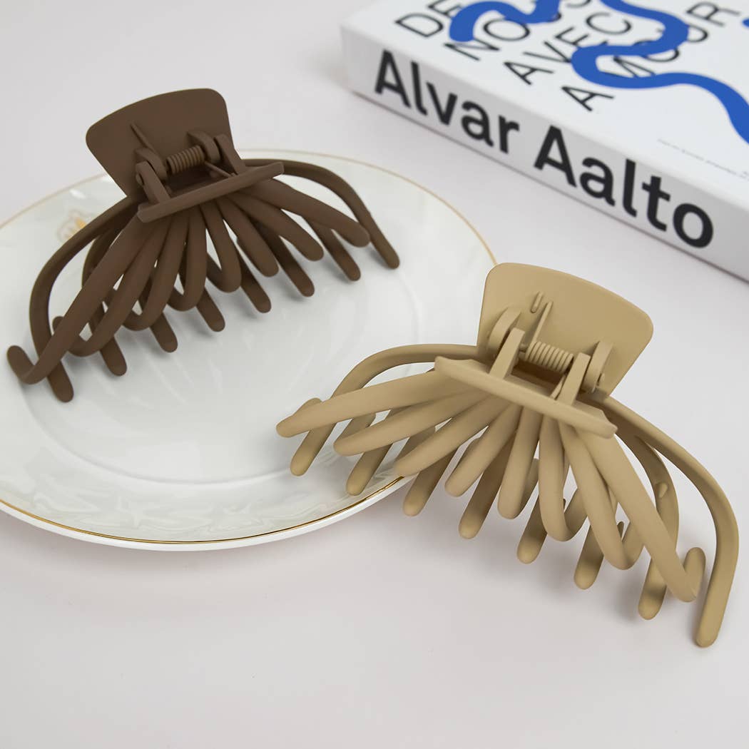 Matte Claw Clips For Women Thin Thick Curly Hair