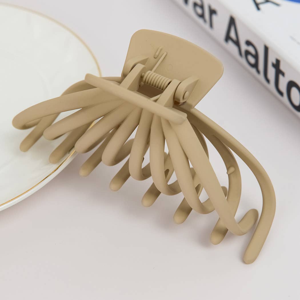 Matte Claw Clips For Women Thin Thick Curly Hair