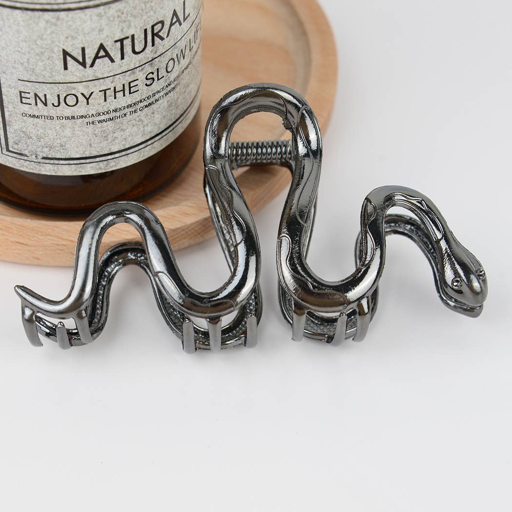 4.13'' Goth Snake-Shaped Hair Claw Clip