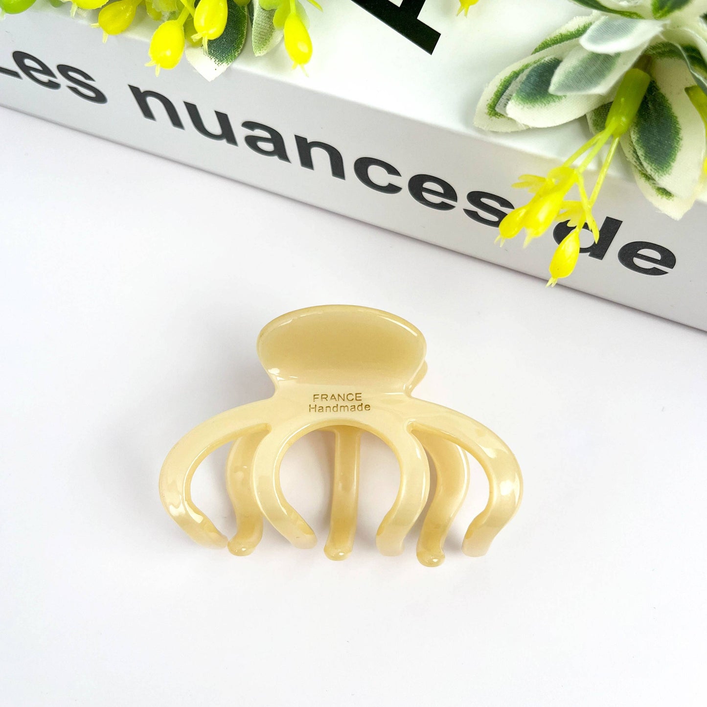 2.16'' Small Pumpkin Acetate Hair Claw Clip, Eco-Friendly