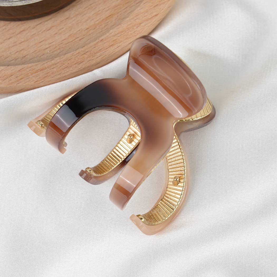 2.16'' Small Pumpkin Acetate Hair Claw Clip, Eco-Friendly