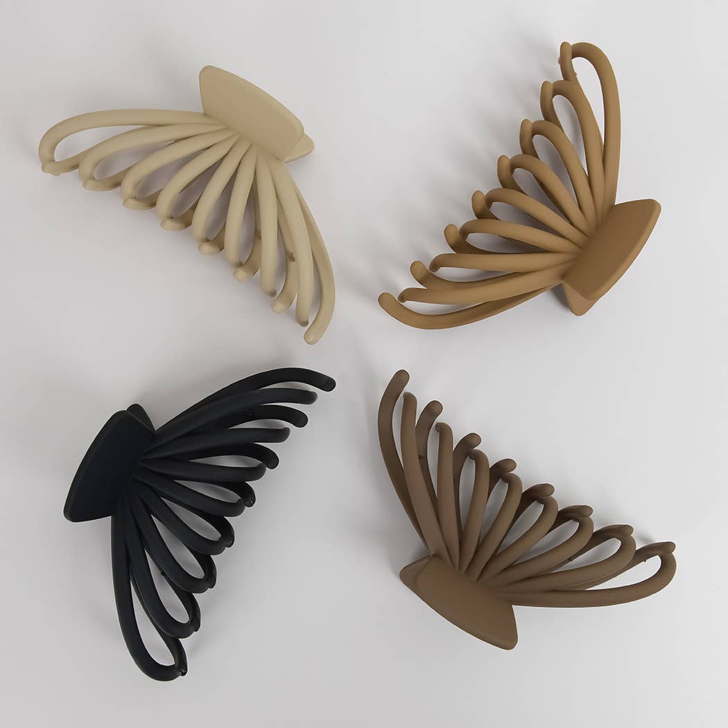 Matte Claw Clips For Women Thin Thick Curly Hair