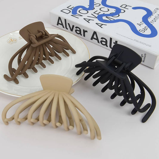 Matte Claw Clips For Women Thin Thick Curly Hair