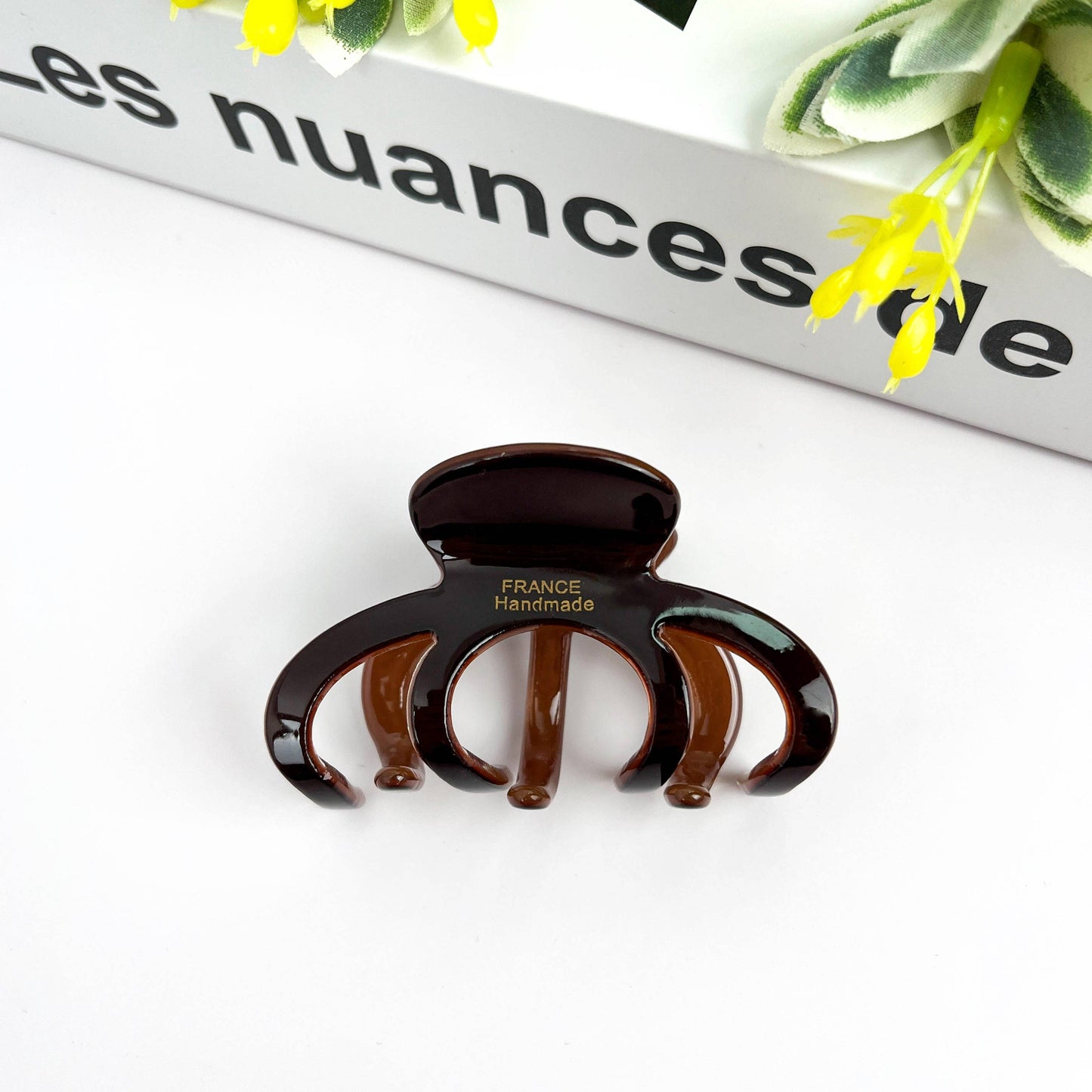 2.16'' Small Pumpkin Acetate Hair Claw Clip, Eco-Friendly